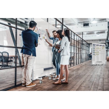 MAGNETOPLAN Infinity Wall mobile 1141100 beidseitig email 190x100x22cm