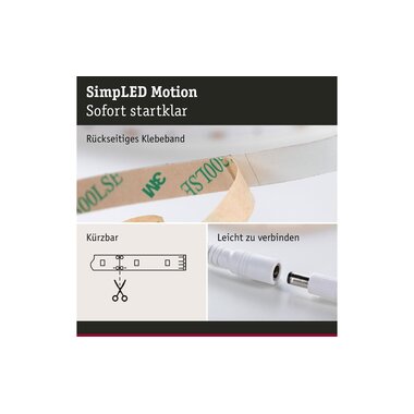 Paulmann LED-Stripe SimpLED Motion RGB, 5 m Set