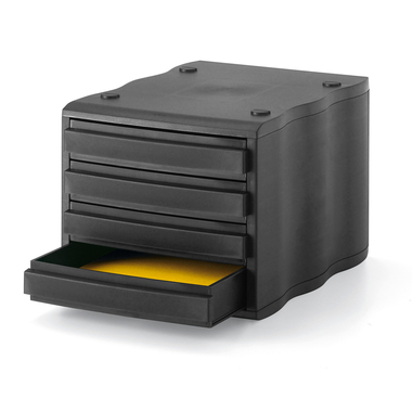STYRO Set tiroirs Styrowave 248-8501.99 4 tiroirs, noir