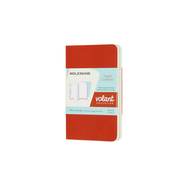 MOLESKINE Notizheft 2x 10.5x6.5cm 620497 blanko, korall/marine, 56 S.