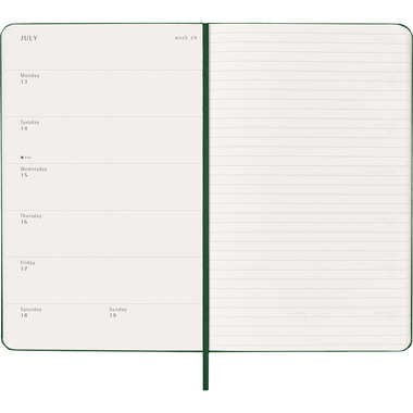 MOLESKINE Agenda Classic Large 2026 DHK1512WN3Y26 1S/1P verde mirto HC 13x21cm