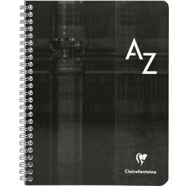 CLAIREFONTAINE Rubrica Index A5 8549C ass., quadri, 5mm 90 fogli