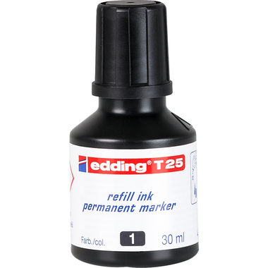 EDDING Nachfülltusche T25 T-25-1 schwarz 30ml