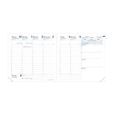 QUO-VADIS Ersatzinhalt+ Executif 2026 014014Q 1W/2S Impala/Club DE 16x16cm