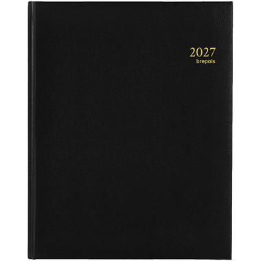 BREPOLS Agenda Concorde Lima Ku. 2027 0.240.1256 1S/2P noir 21x27cm