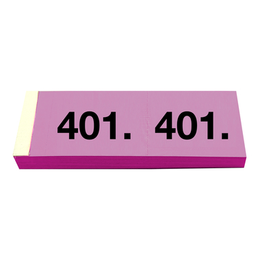 SIMPLEX Garderobenblock 401-500 13104 pink 100 Blatt