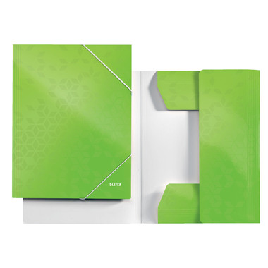 LEITZ Cartellina con elastico WOW A4 39820054 verde