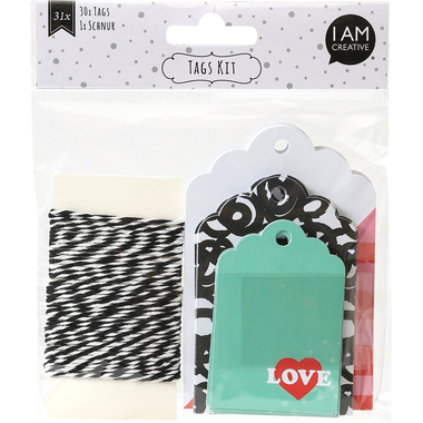 I AM CREATIVE Geschenkanhänger 4089.472 Set Love, 30 Stück