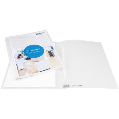 BIELLA Schnellhefter Pro-File #2 A4 16440203U transp.,PP,Sichttasche 80 Bl.