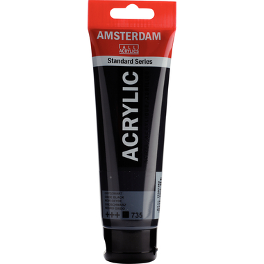 AMSTERDAM Colore acrilici 120ml 17097352 ox.nero 735