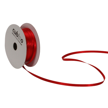 SPYK Banda satin Cubino 2082.0353 3mmx8m rosso