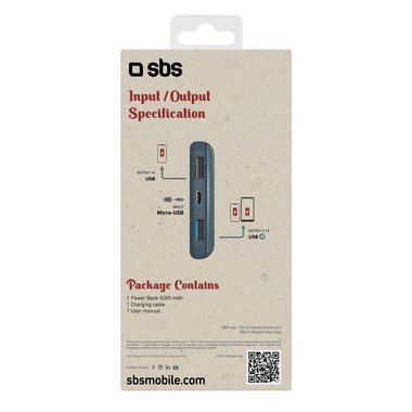 Quick charge power bank with dual USB output