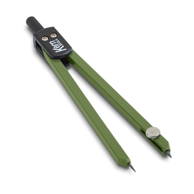 KERN Compas SCOLA pastel 13.5cm 410 300mm, vert