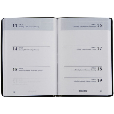 BREPOLS Agenda Armada Lucca 2027 0.931.3395 1W/1S ass. 7.1x10.2cm