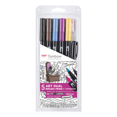 TOMBOW ABT Set Totaberlustig.de Ltd. ABT-5P-MH Editon, 5xABT + 1xFudenosuke