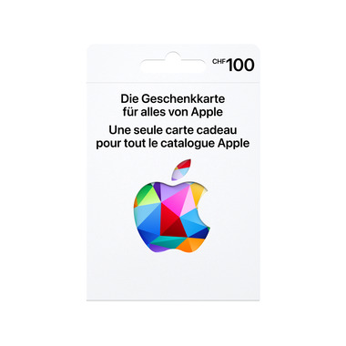 Apple Gift Card CHF 100.-