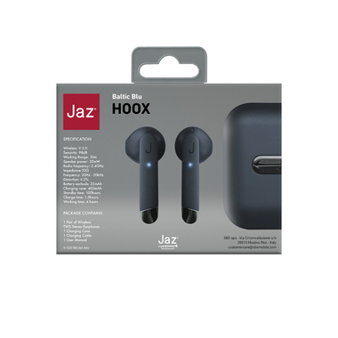 Écouteurs sans fil avec boîtier de recharge | JAZ