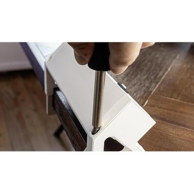 STEFFEN Table Power Strip ALU DESK 2x T13, USB-A+C, White