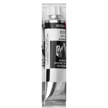 CARAN D'ACHE Deckfarbe Gouache 10ml 2001.009 schwarz