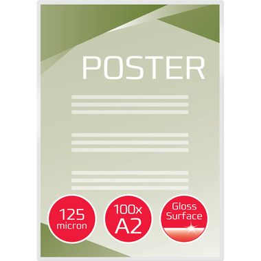 GBC Pochettes à plastifier A2 IB589799 mat, 125my 100 pcs.