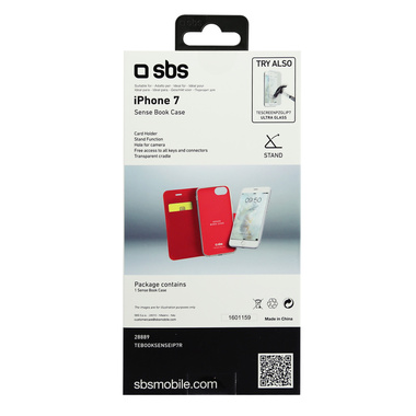 Custodia book con funzione stand per iPhone 8 e iPhone 7 | SBS