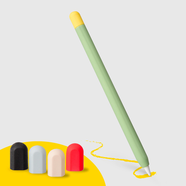 Fond de peau verte pour Apple Pencil Pro, 1./2. Gen. | doodroo