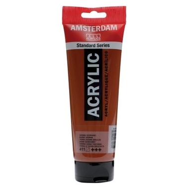 AMSTERDAM Peinture acrylique 250ml 17124110 siena 411