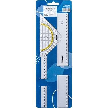 NOVOOO Geometrie-Set E-110305 MTH 3-teilig