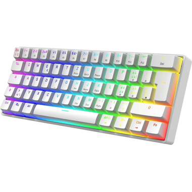 DELTACO Clavier de gaming GAM-175-C Hot-Swap Blanc