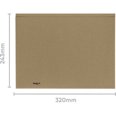 BIELLA Vertikalmappe Recycolor 25342727U 32x23,3/24,3cm beige 100 St.