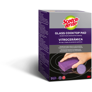 SCOTCH-BRITE Éponge vitrocéramique 7100245167 3 pièces