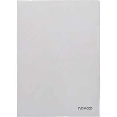 NOVOOO Pro Sichtmappen 120my A4 400197702 transparent genarbt 10 Stück