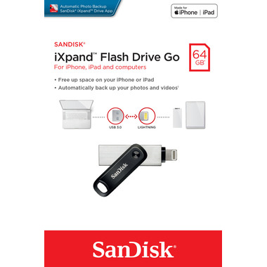 SANDISK USB-Stick iXpand 64GB SDIX60N-064G-GN6NN