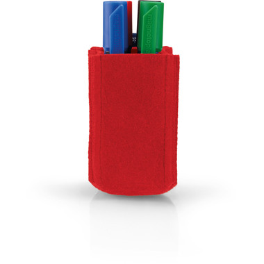 MAGNETOPLAN Portapenne magnetoTray S 1227606 rosso, feltro riciclato