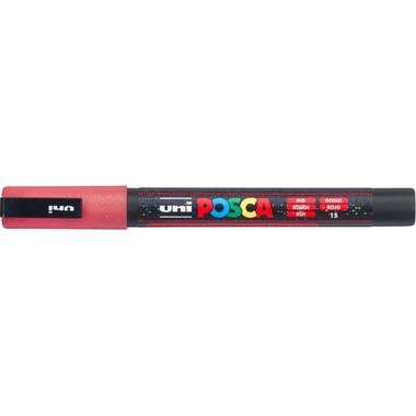 POSCA Marker 0.9-1.3mm PC3-ML RED rosso glitter