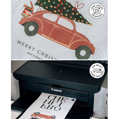 I AM CREATIVE Bügelfolie A4 4010.54 helle Textilien 5 Blatt