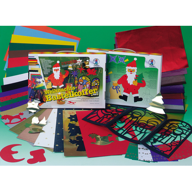 URSUS Bastelkoffer 25x35cm 15290099 Weihnachten 53 Blatt