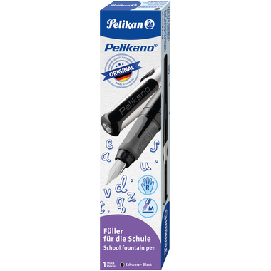 PELIKAN Füllhalter Original M 824477 schwarz, Rechtshänder