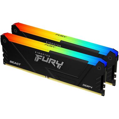 Kingston DDR4-RAM Fury Beast RGB 3200 MHz 2x 32 GB