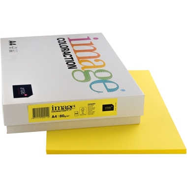 IMAGE COLORACTION Kopierpapier Canary A4 274567 kanariengelb, 80g 500 Blatt
