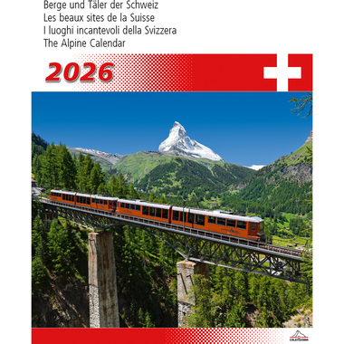 CALENDARIA Bildkalender 2026 9783036205304 Berge + Täler ML 31x40cm