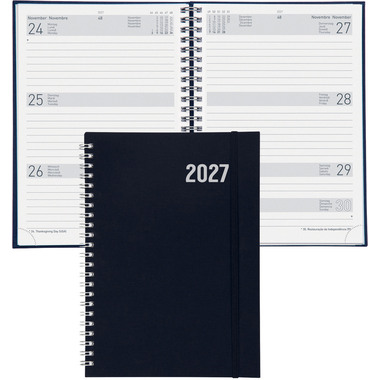BIELLA Agenda Dispo Term Savana 2027 808591070027U 1S/2P blu f. ML 14.5x20.5cm