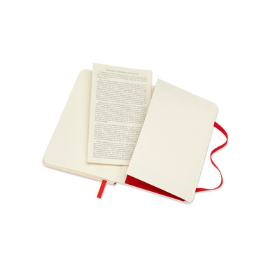 MOLESKINE Notizbuch Classic SC Pocket 002854597 scharl.rot, liniert 192 Blatt