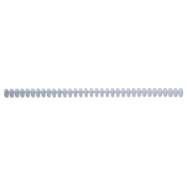GBC Binderücken 16mm A4 387326E transparent, 34 Ringe 50 Stück