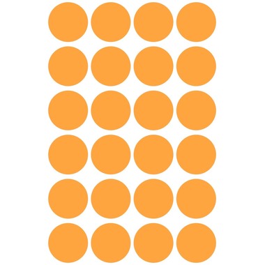 AVERY ZWECKFORM Repère 18mm 3173 orange 96 pcs.