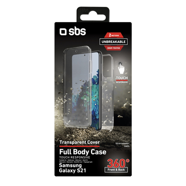 Transparentes Cover 360° für Samsung Galaxy S21