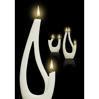 ALUSI Kerzen Saba klein AC0041 weiss