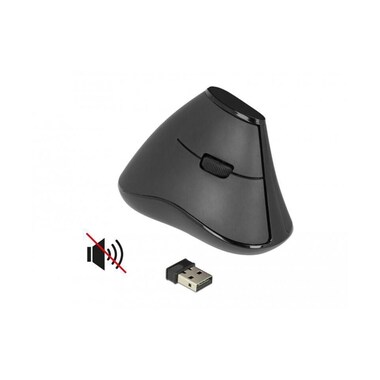 Delock Mouse ergonomico 12622 Silent USB senza fili