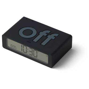 Lexon Digitalwecker Flip Mini Schwarz