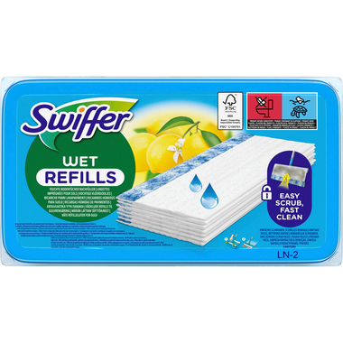 SWIFFER Wet Wischtücher 972095 Nachfüllpack 12 Tücher